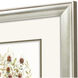 Wildflower Breeze Red and Green and Brown Framed Art