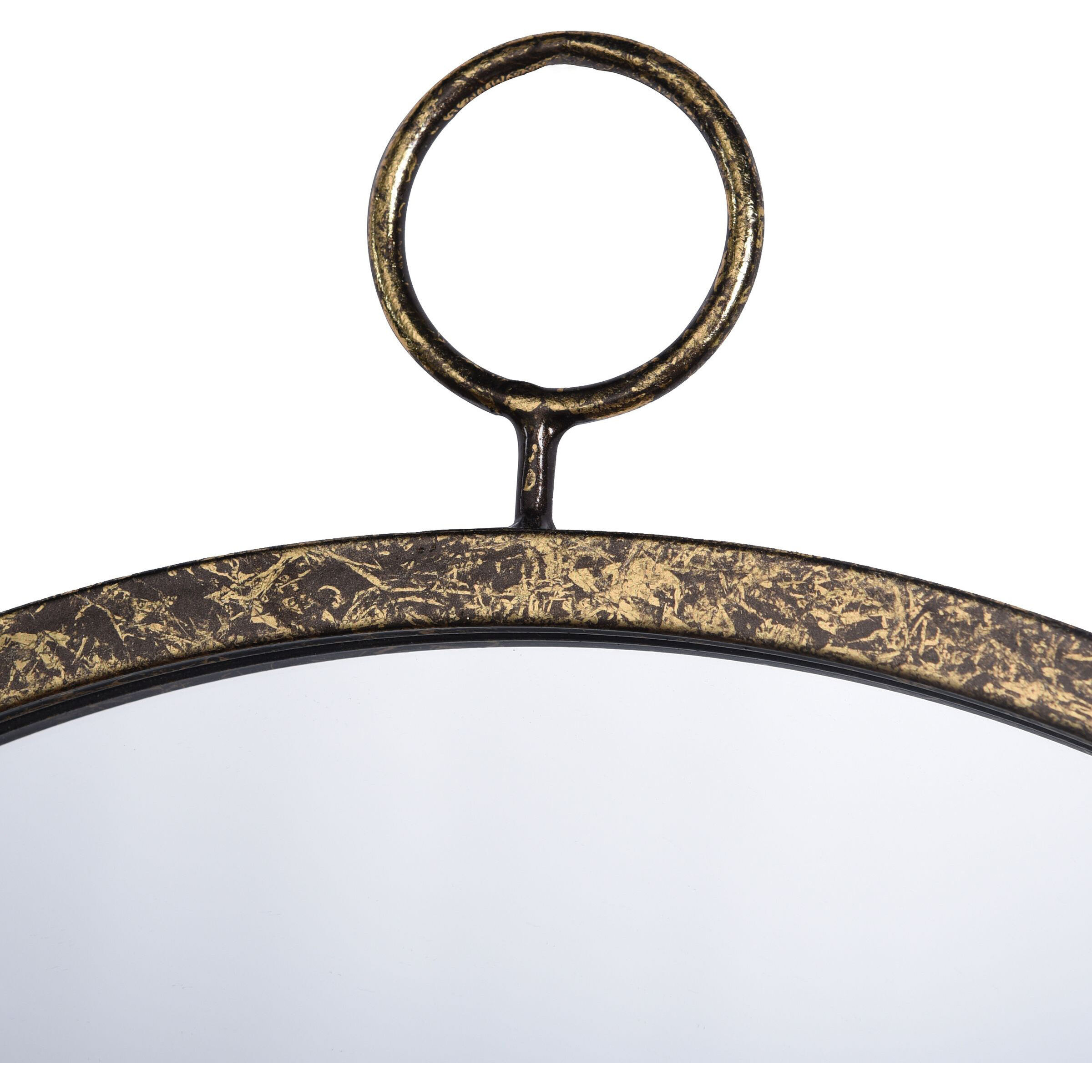 Haile 20 X 17 inch Antique Gold, Clear Mirror