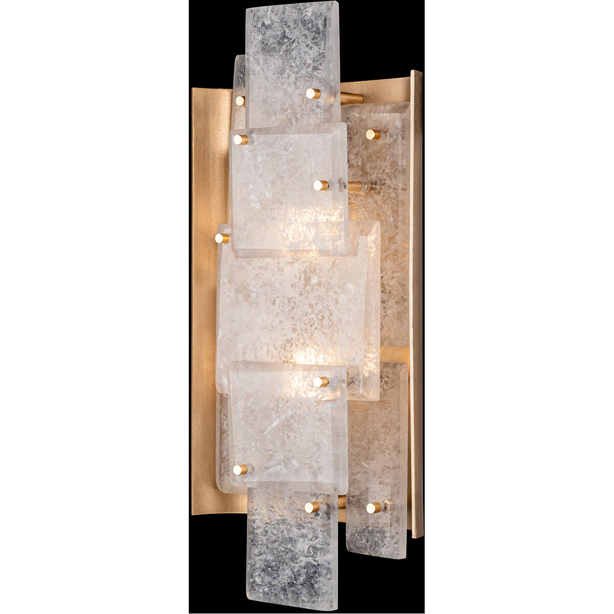 Lunea Sconce Wall Light in Gold