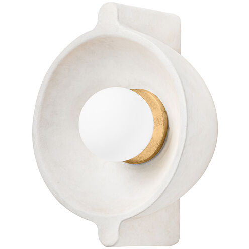 Modesto 1 Light 8 inch Vintage Gold Leaf Wall Sconce Wall Light