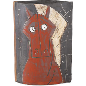Artistic Horse 11.25 X 7.75 inch Vase, Medium