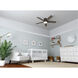 Romulus 54 inch Noble Bronze with American Walnut/Greyed Walnut Blades Ceiling Fan 