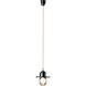 Lighthouse 12 inch Satin Dark Gray Pendant Ceiling Light