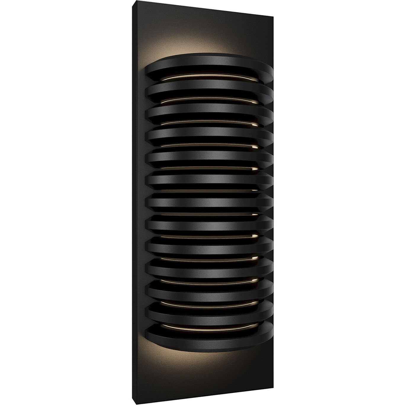 Loome LED 16 inch Black Outdoor Wall Light, dweLED