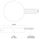 Trilo Track 120-277V White Trilo Track Canopy and Driver Cover Ceiling Light
