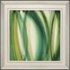 Viridian Green and Black and White Framed Art