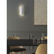Comino 2 Light 6.1 inch Plaster ADA Interior Wall Light