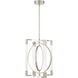 Double Take LED 16 inch Brushed Nickel Pendant Ceiling Light