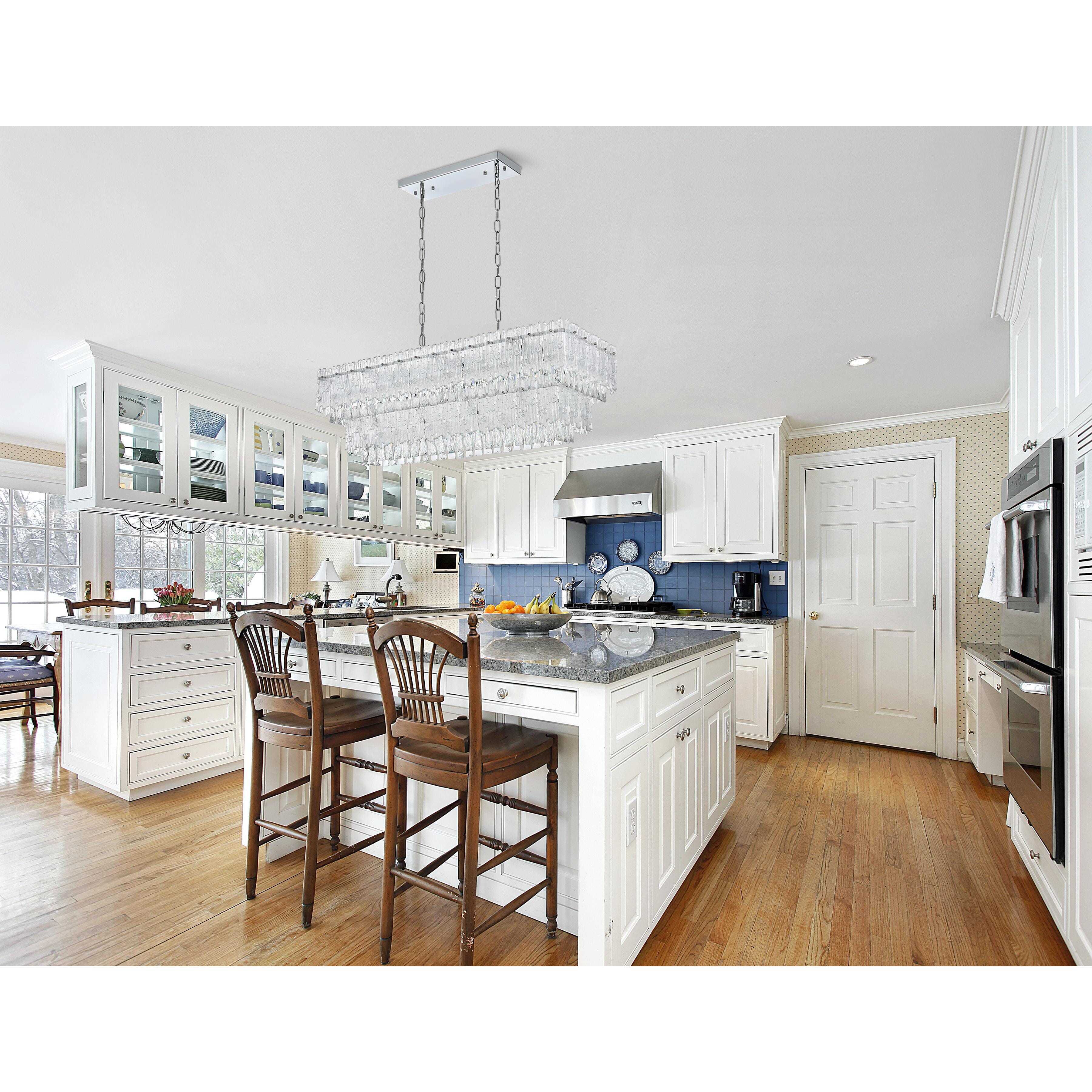 Emilia 6 Light 14 inch Chrome Chandelier Ceiling Light