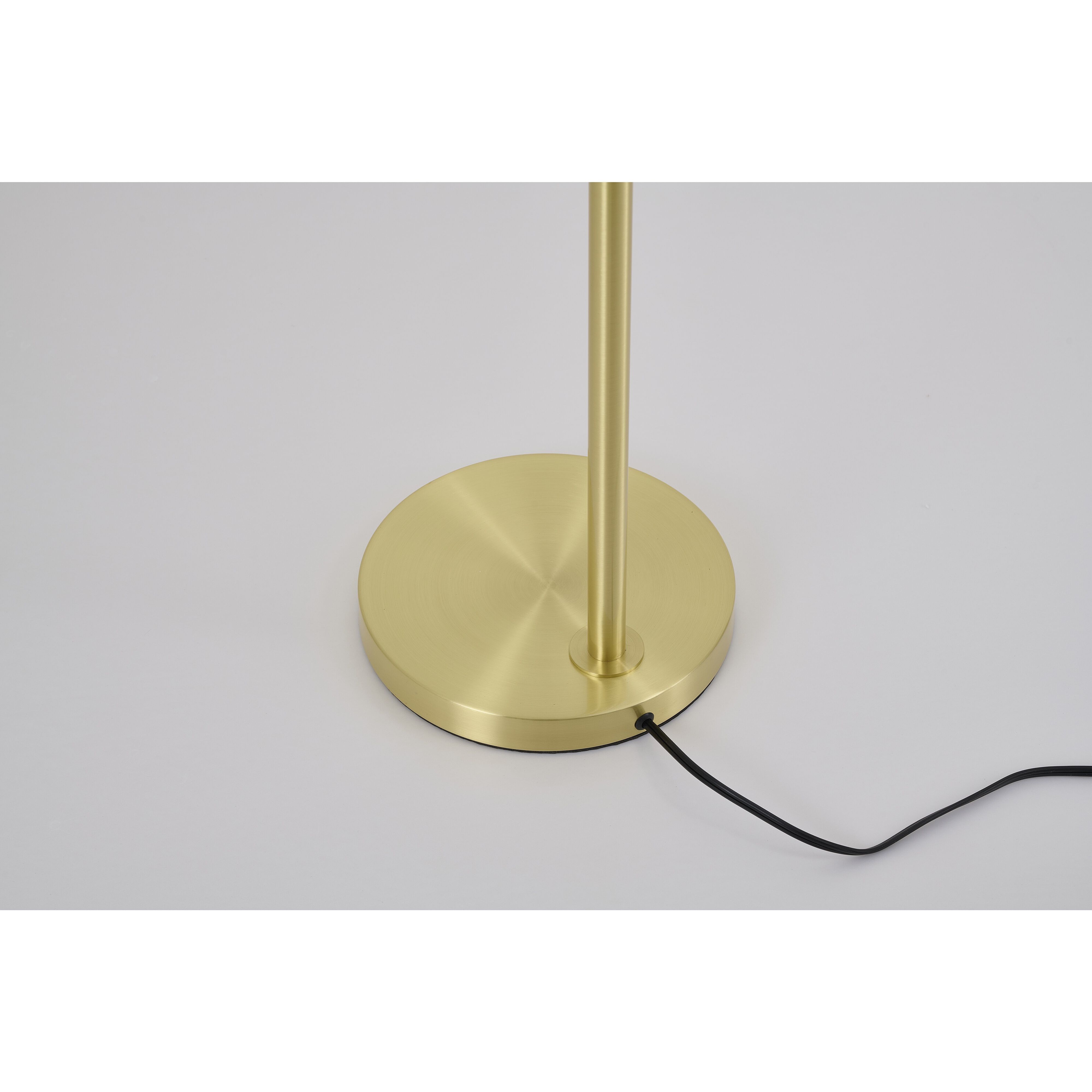 Canada 58 inch 100.00 watt Satin Brass Floor Lamp Portable Light