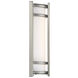 Skyscraper LED 12 inch Stainless Steel Outdoor Wall Light in 3000K, 12in.