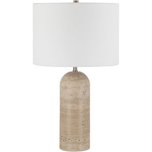 Ixora 24.75 inch 100 watt Natural Honed Table Lamp Portable Light