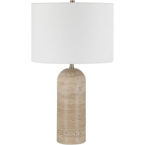 Ixora 24.75 inch 100 watt Natural Honed Table Lamp Portable Light