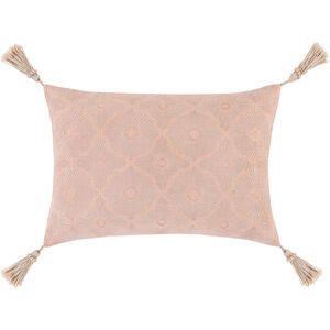 Accra 20 X 13 inch Peach/Lilac Pillow Kit, Lumbar