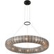 Sanibel 12 Light 33 inch Matte Black Pendant Chandelier Ceiling Light