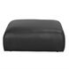 Augustus Santosa Matte Black Modular Sofa, Ottoman