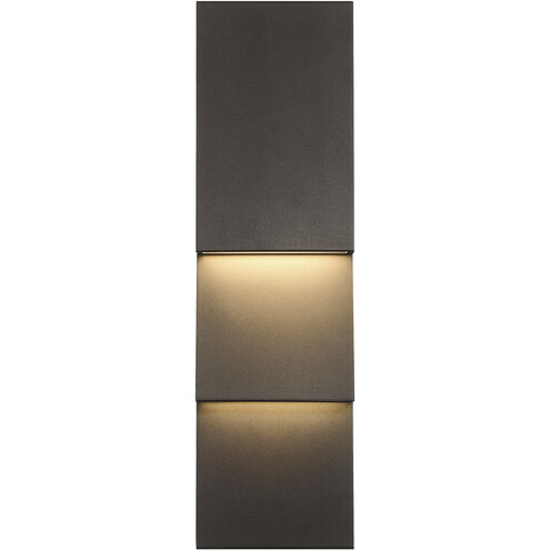 Nanton 2 Light 19 inch Bronze Outdoor Wall Sconce