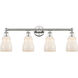Ellery 4 Light 31.75 inch Polished Nickel Bath Vanity Light Wall Light in White