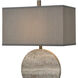 Vermouth 26.5 inch 150 watt Gray with Bronze Table Lamp Portable Light