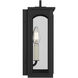 C&M by Chapman & Myers Modesto 1 Light 12.38 inch Textured Black Outdoor Wall Lantern
