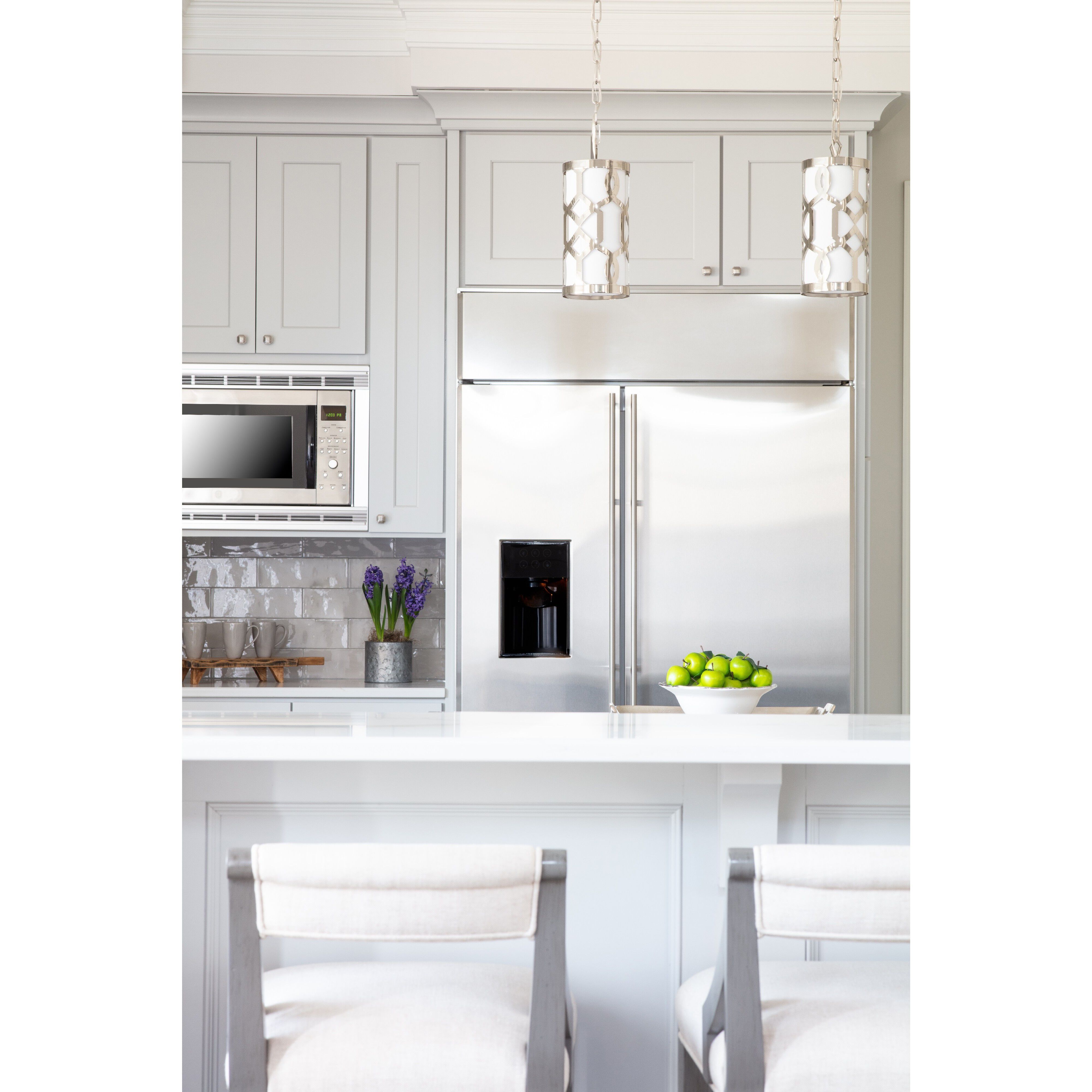 Jennings 1 Light 6 inch Polished Nickel Mini Pendant Ceiling Light