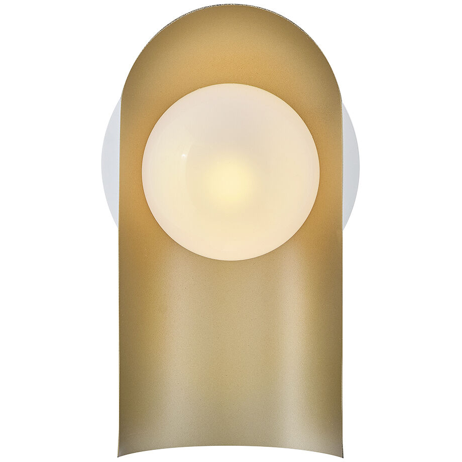 Zuri Sconce Wall Light in Satin Off-White