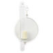 Chelsea House 14 inch White/Clear Sconce Wall Light