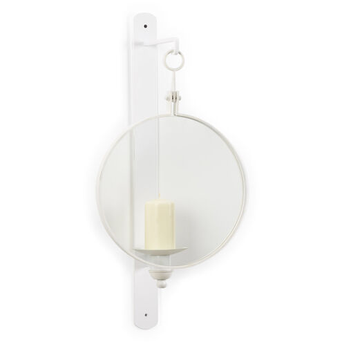 Chelsea House 14 inch White/Clear Sconce Wall Light