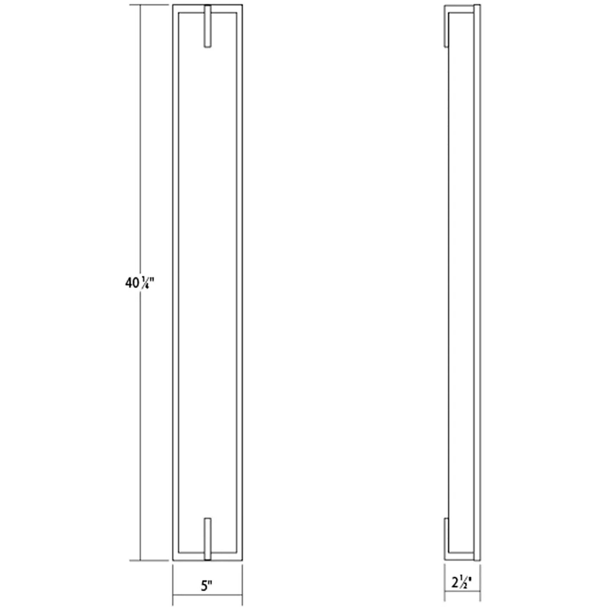 New Edge LED 5 inch Satin Nickel Bath Bar Wall Light