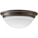 Beata LED 11 inch Antique Bronze Flush Mount Ceiling Light, Progress LED