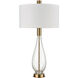 Chepstow 36 inch 150 watt Clear with Cafe Bronze Table Lamp Portable Light