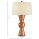 Upbeat 31 inch 150 watt Orange Table Lamp Portable Light