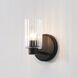 Bedminster 1 Light 5.75 inch Matte Black Vanity Light Wall Light