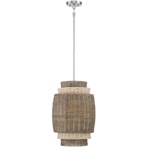 Montauck Bay 4 Light 14 inch Brushed Nickel Pendant Ceiling Light