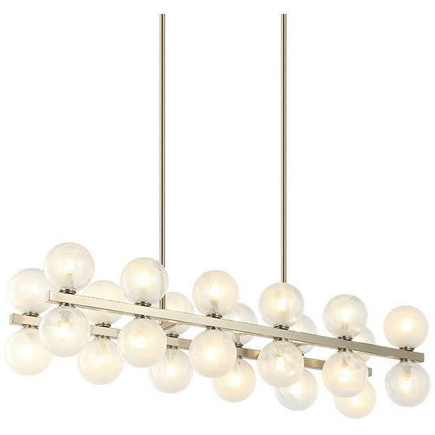 Nimbus 24 Light 12 inch Champagne Gold Pendant Ceiling Light