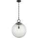 Cabot 1 Light 16 inch Matte Black Pendant Ceiling Light