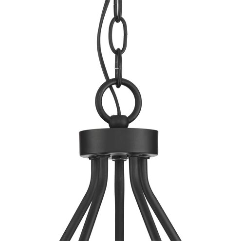 Breckenridge 5 Light 26 inch Matte Black Chandelier Ceiling Light, Design Series