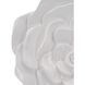 Floral White Wall Accent