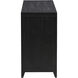 Sunset Harbor 48 X 18 inch Checkmate Black with Black Credenza