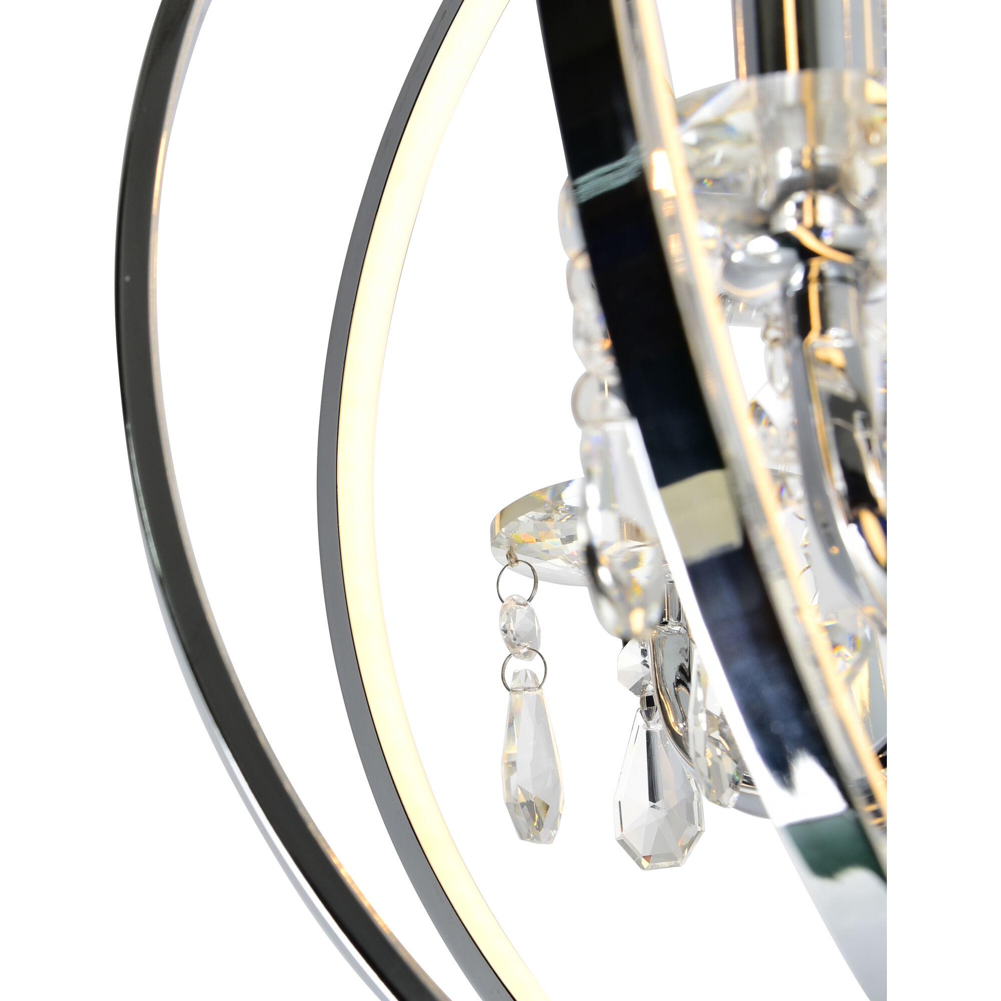 Abia LED 16 inch Chrome Up Chandelier Ceiling Light