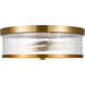C&M by Chapman & Myers Geneva 2 Light 14.00 inch Flush Mount