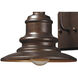 Marina 1 Light 8 inch Hazelnut Bronze Outdoor Wall Sconce
