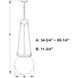 Kent 1 Light 11.75 inch Muted Brass Pendant Ceiling Light