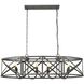 Alcott Island Light Ceiling Light in Antique Black Iron
