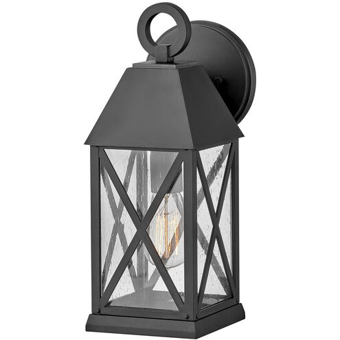 Briar LED 16 inch Museum Black Outdoor Wall Mount Lantern