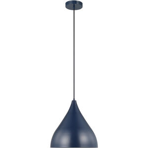 Oden 1 Light 14 inch Navy Pendant Ceiling Light