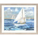 Rounding Tod's Point Blue and Multi and White and Beige Framed Art, Propac