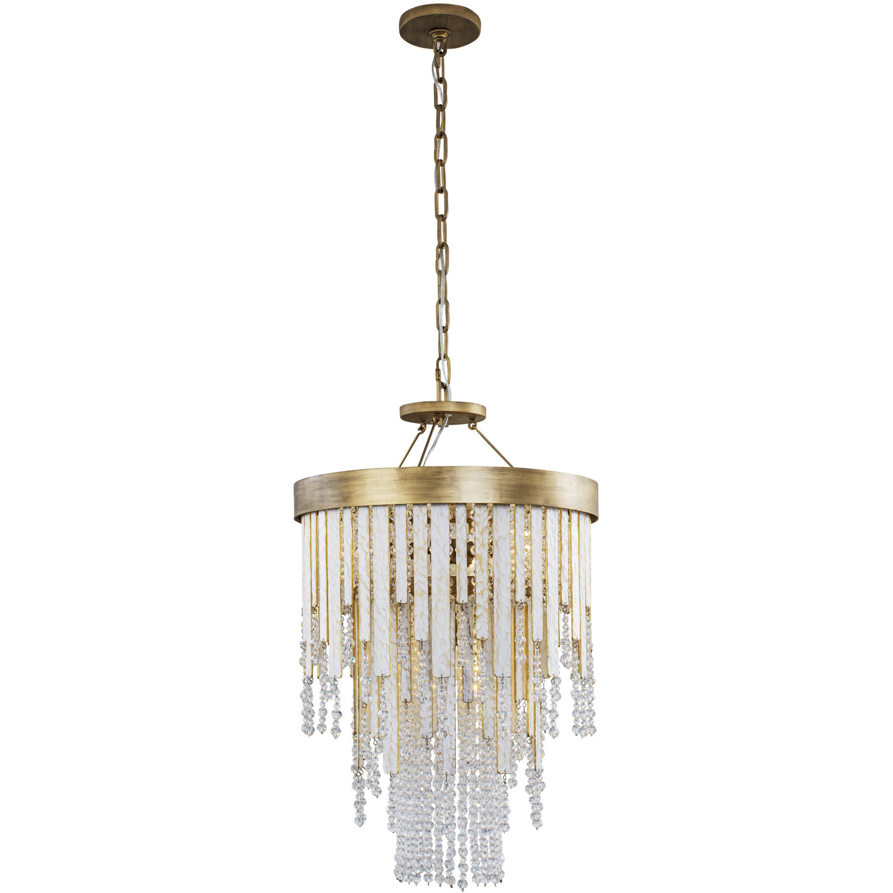 Lafayette 4 Light 18 inch Havana Gold Chandelier Ceiling Light