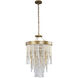 Lafayette 4 Light 18 inch Havana Gold Chandelier Ceiling Light