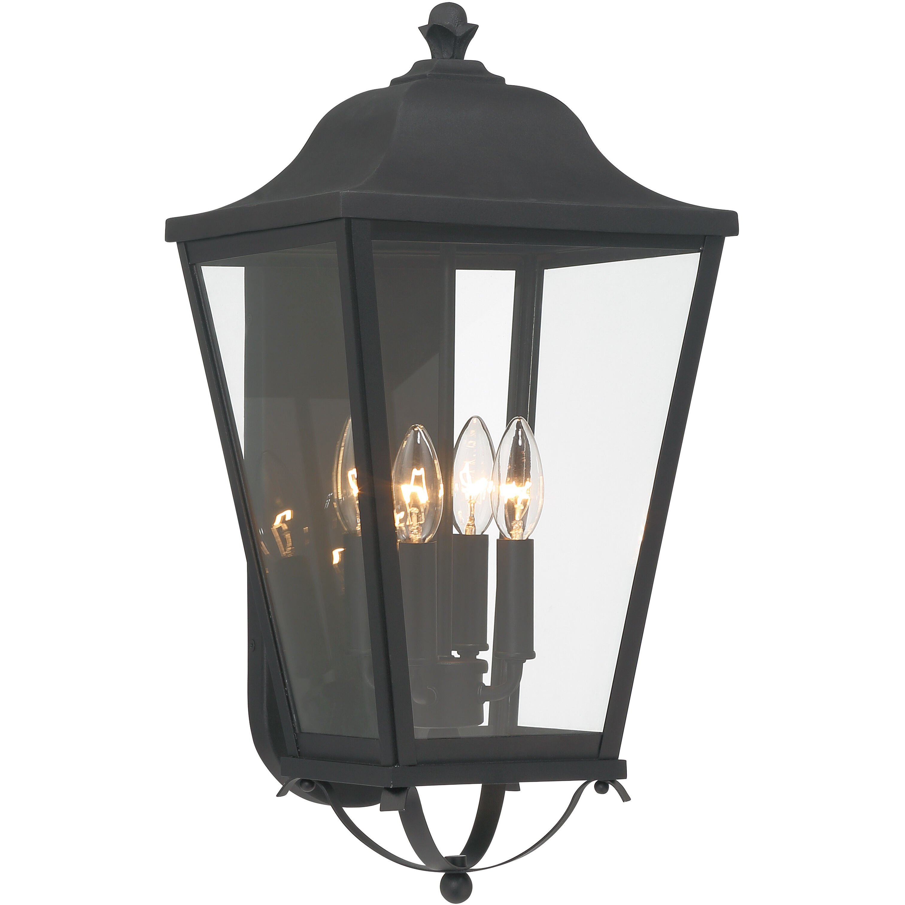 Savannah 4 Light 21 inch Sand Coal Outdoor Wall Mount, The Great Outdoors